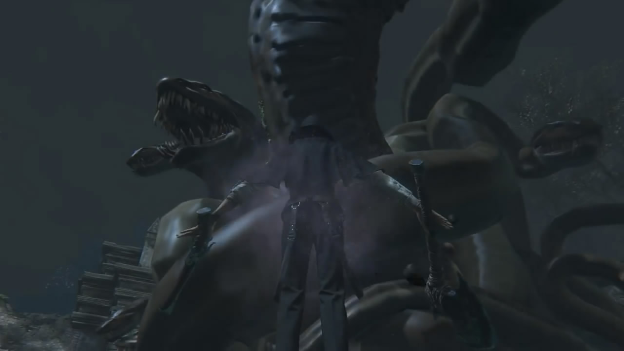 玩家发现《血源诅咒》被删Boss 巨型多头蛇恐怖吓人