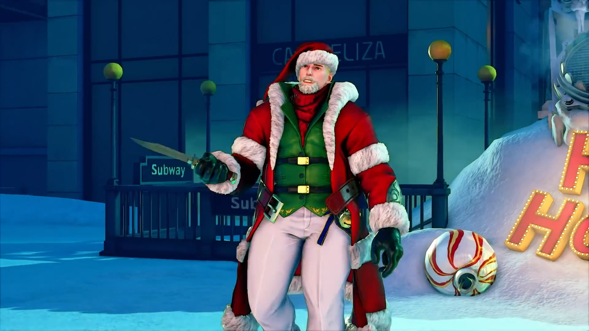 《街霸5》圣诞节新服装公布 小樱麋鹿装性感又可爱