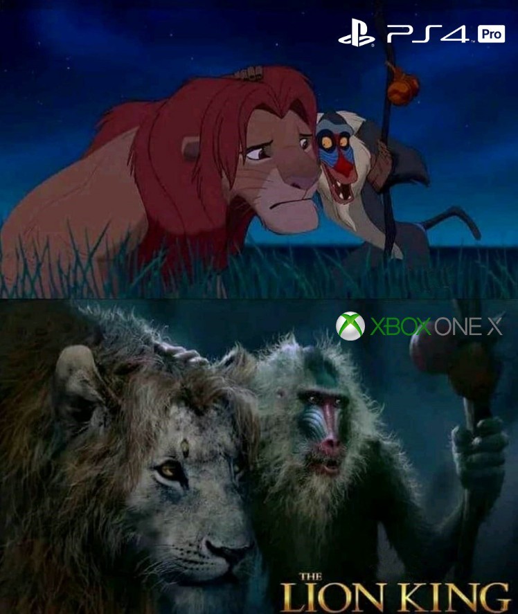 IGN：新老《狮子王》是PS4 Pro和PS1 遭网友疯狂打脸