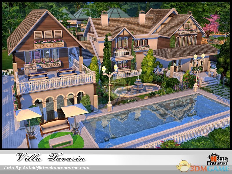 《模拟人生4》大型豪华别墅MOD