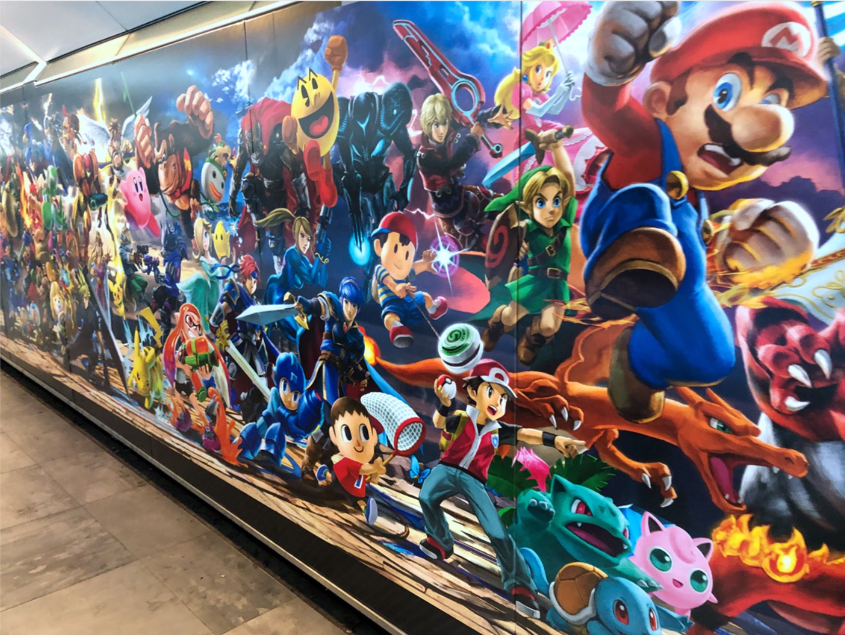 《任天堂明星大乱斗特别版》即将发售 巴黎地铁站贴满宣传海报