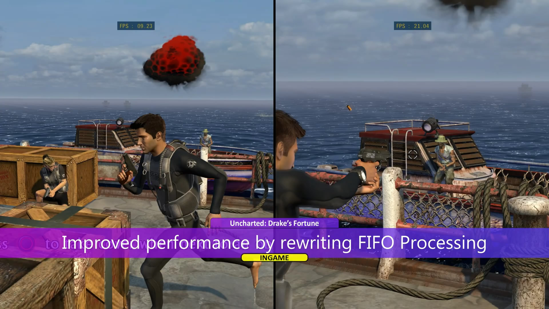 PS3模拟器RPCS3新版演示 《战神3》《神海1》画质提升