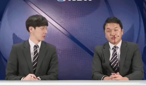 韩国解说员直播时流鼻血却仍面不改色 搭档瞠目结舌