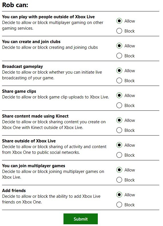 微软Xbox“家长监护”全新跨网络游玩设定登场