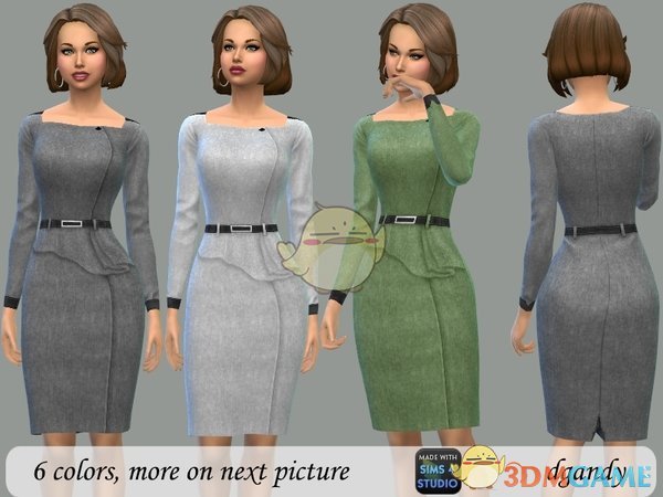 《模拟人生4》女性时尚连衣裙MOD