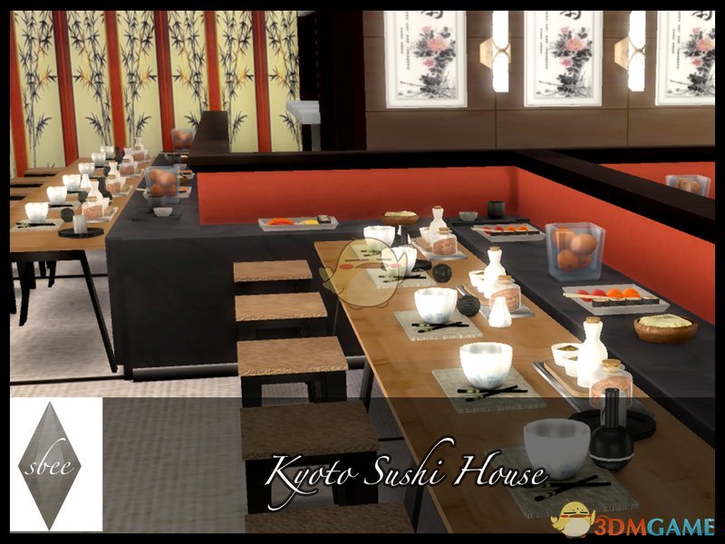 《模拟人生4》日式餐厅MOD