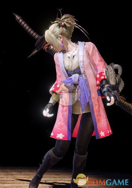 《怪物猎人：世界》樱花武士服MOD