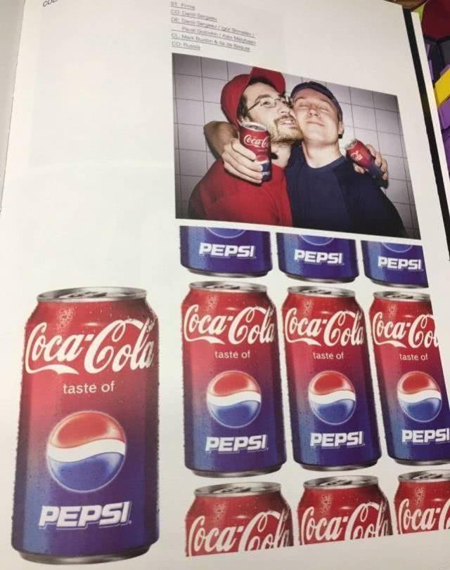 可口可乐百事可乐cp图图片