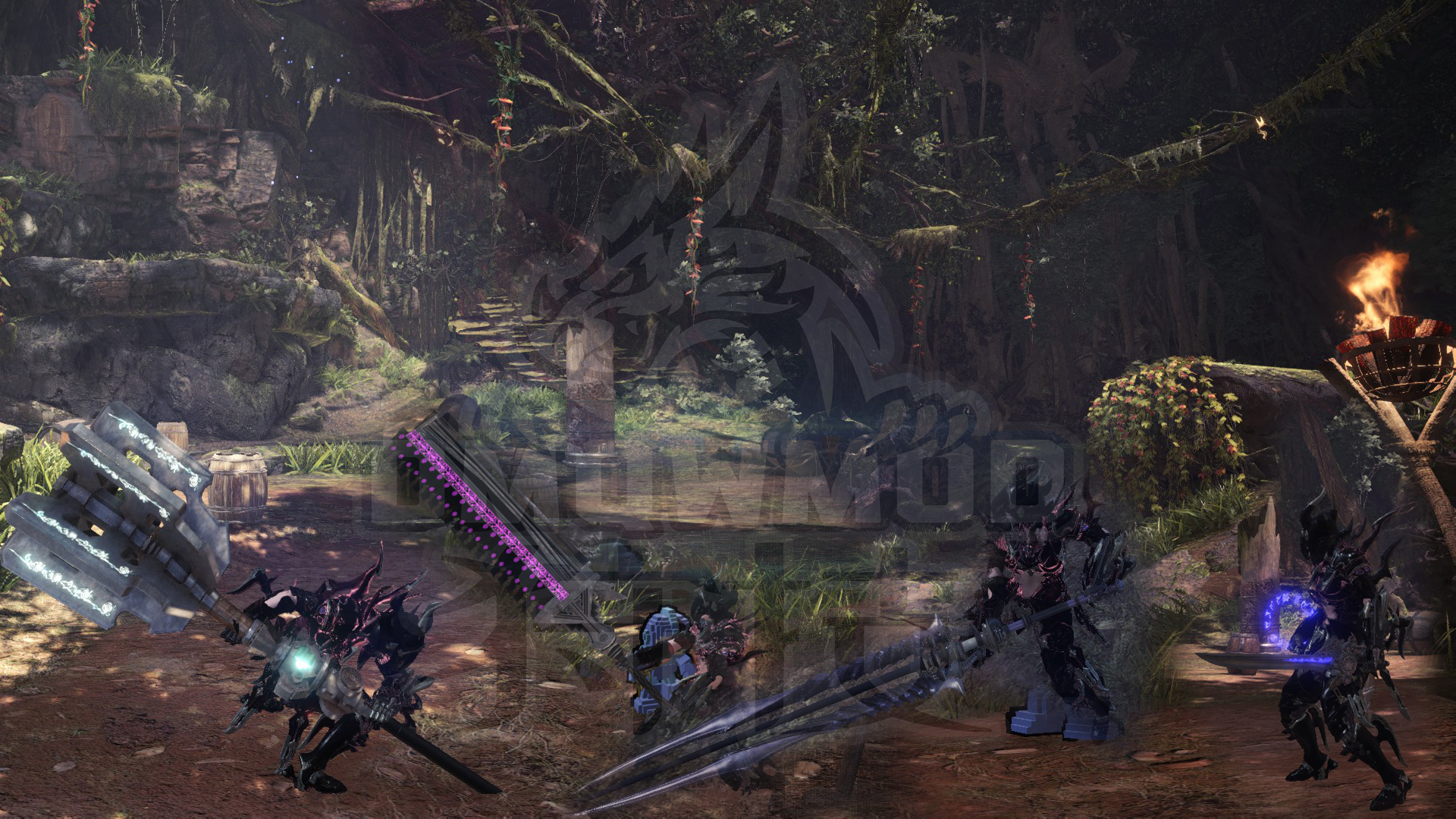 爱好者发布《怪物猎人：世界》最终幻想15武器MOD