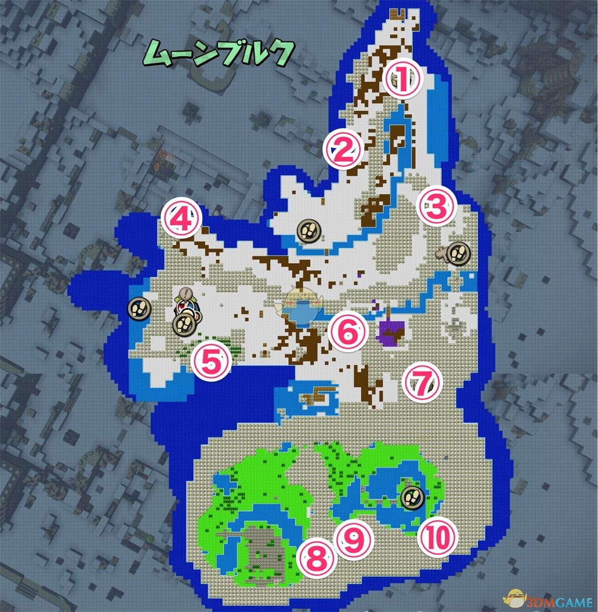 《勇者斗恶龙：建造者2》穆恩布尔克岛谜题位置一览