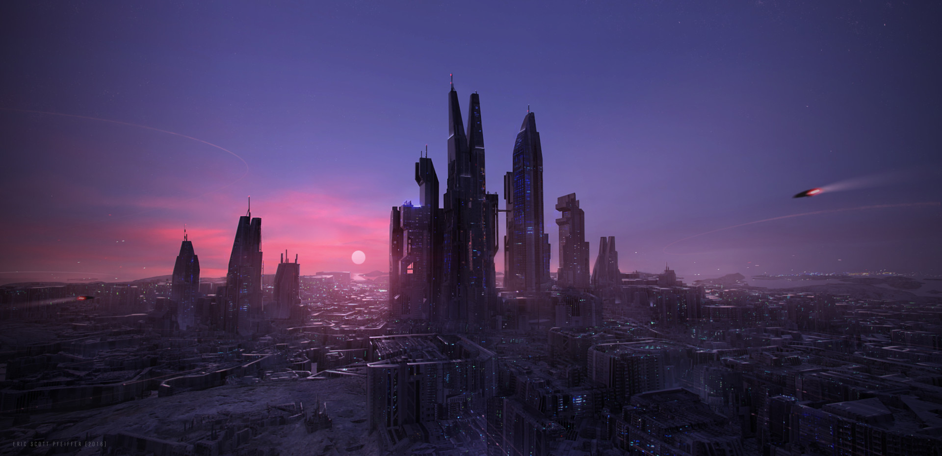 美国游戏概念画家科幻作品欣赏 想象力天马行空