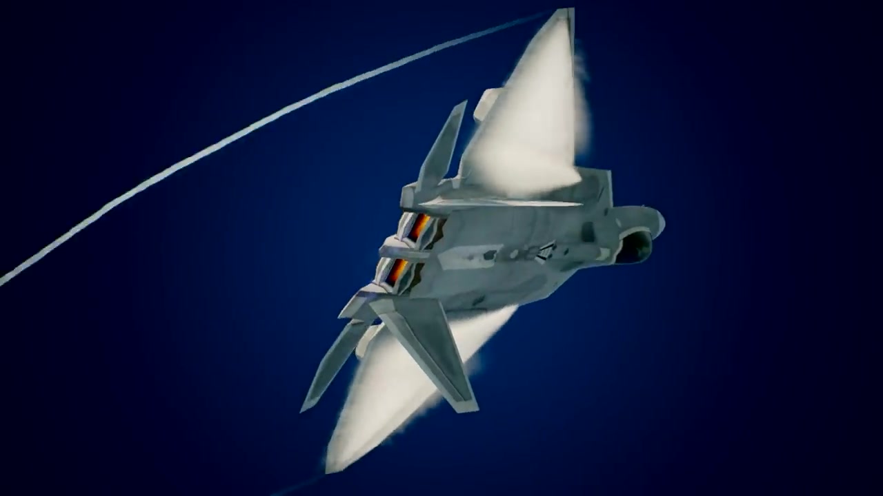猛禽出动《皇牌空战7》战机介绍视频第八部F-22A展示
