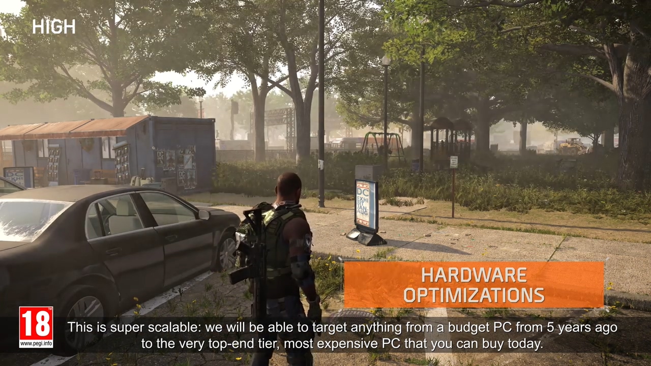 《全境封锁2》PC版游戏特色功能宣传视频 不锁帧、支持4K/HDR