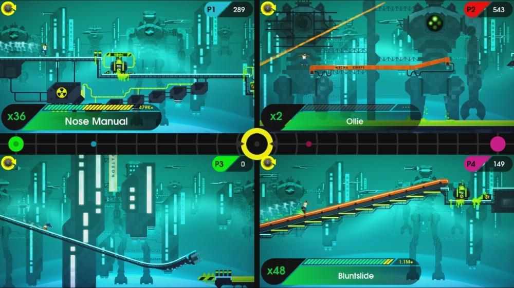 专注游戏性 动作名作《像素滑板》合集版2月14日登陆Switch