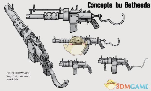 《辐射4》简易铁管冲锋枪MOD