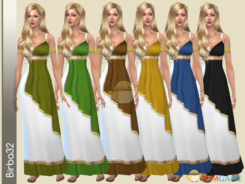 《模拟人生4》古罗马风格裙子MOD