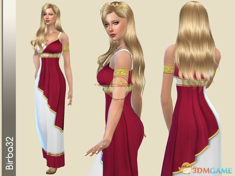 《模拟人生4》古罗马风格裙子MOD