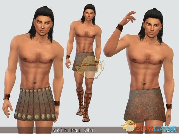 《模拟人生4》男性古希腊裙子MOD