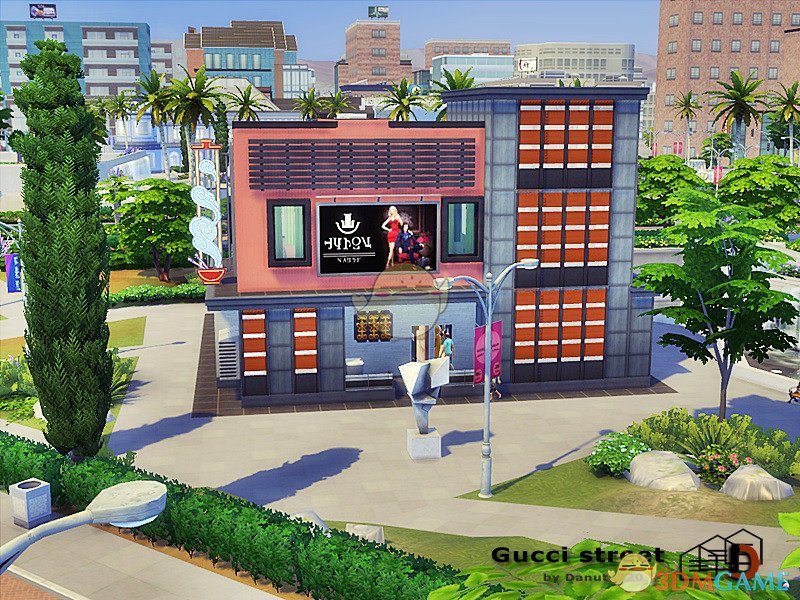 《模拟人生4》Gucci街边专卖店MOD