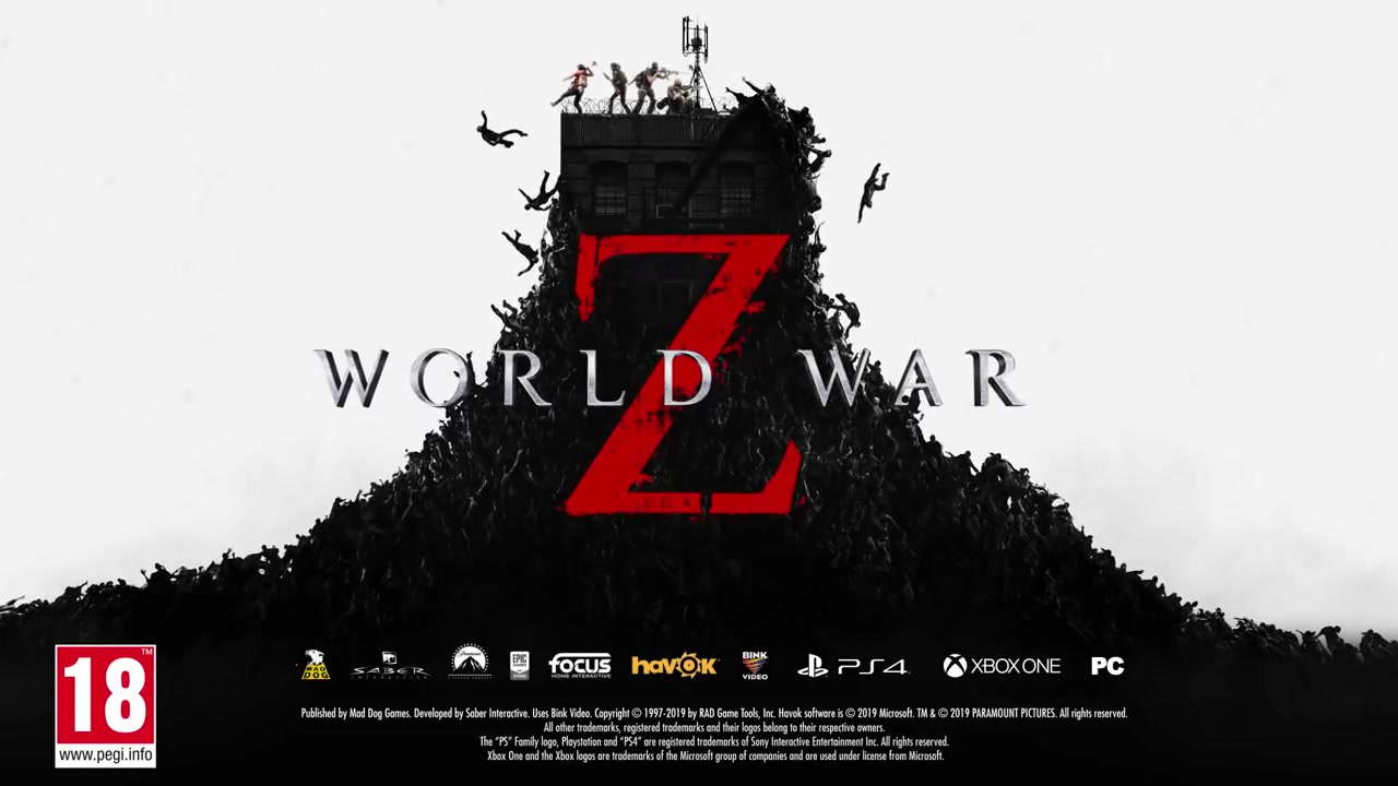 《僵尸世界大战》全新实机宣传片展示僵尸海