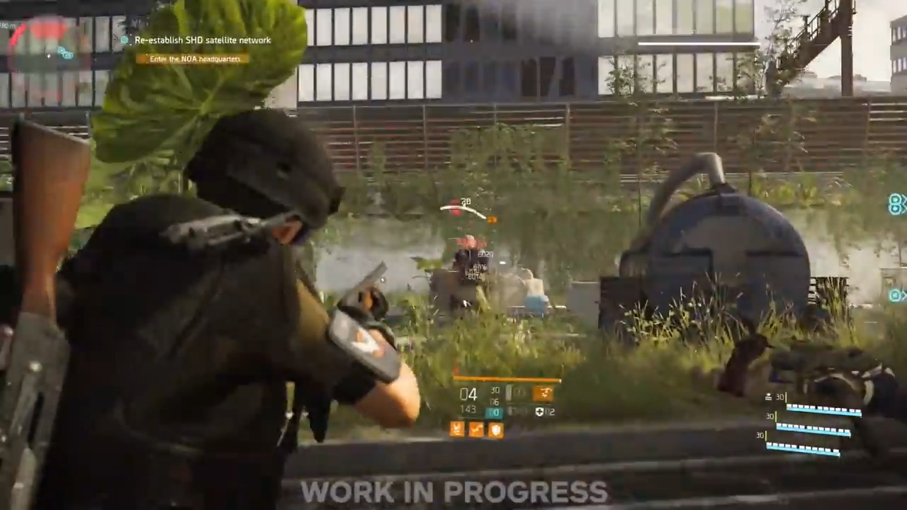 《全境封锁2》20分钟演示 展示游戏的合作玩法