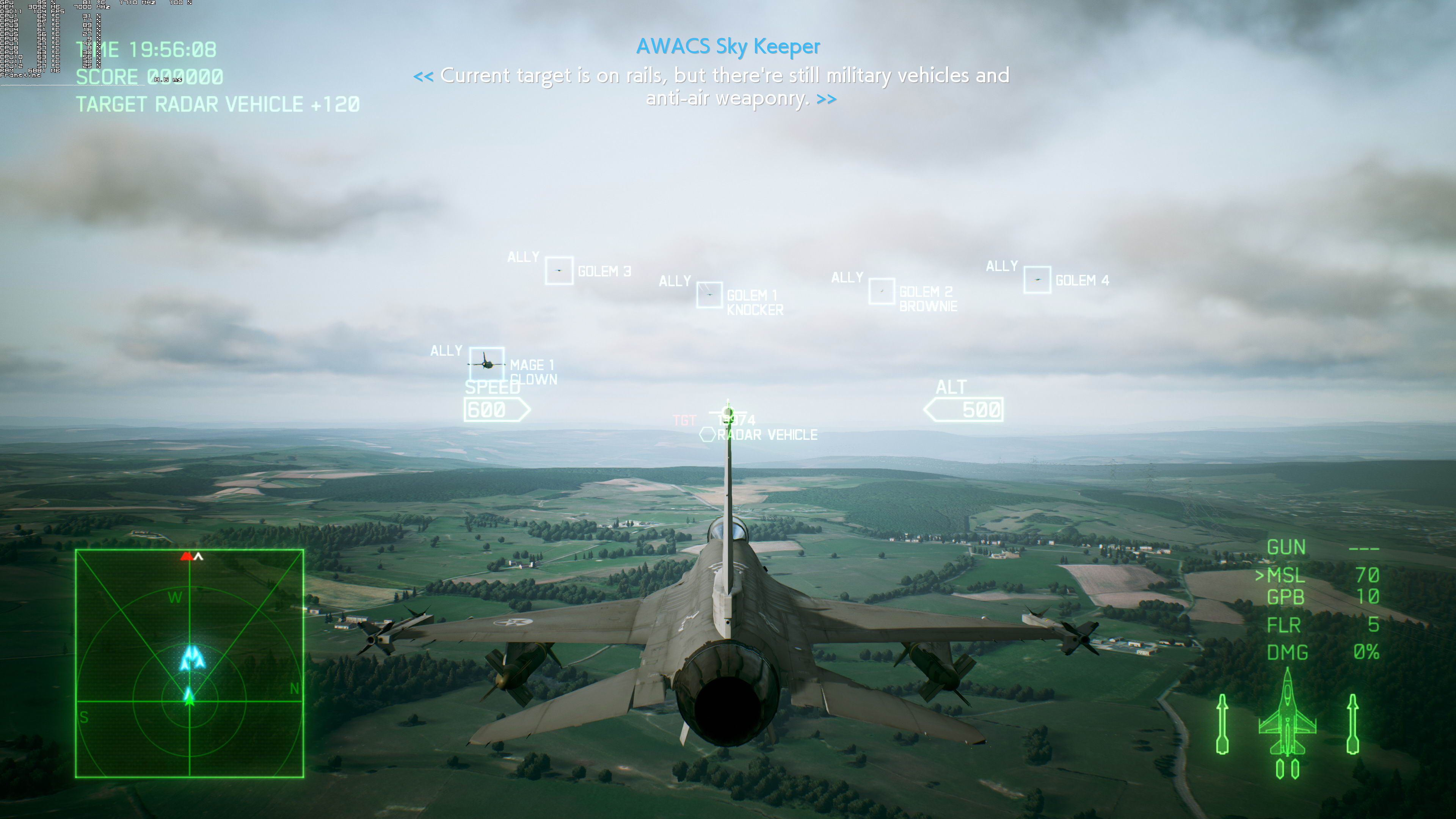 《皇牌空战7》PC版测试截图 2080Ti运行效果超神