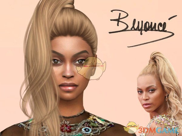 《模拟人生4》Beyonce同款马尾MOD