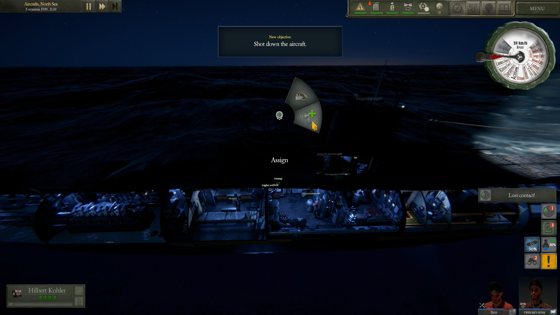 新潜艇模拟游戏《Uboat》公布 支持简体中文
