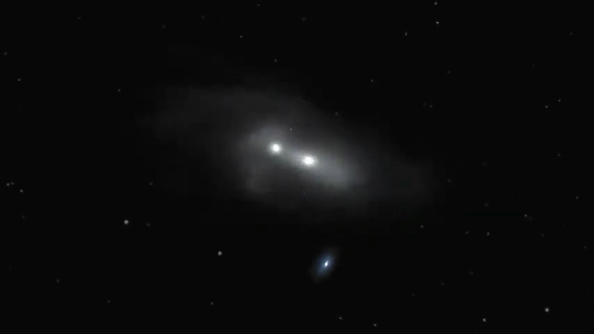 40亿年后银河系和仙女座碰撞 NASA创作了一个动画视频