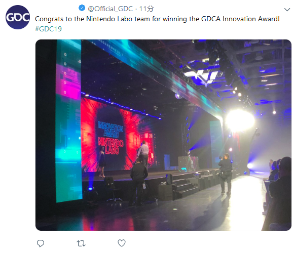 GDC 2019：任天堂Labo获得GDC最佳创新奖