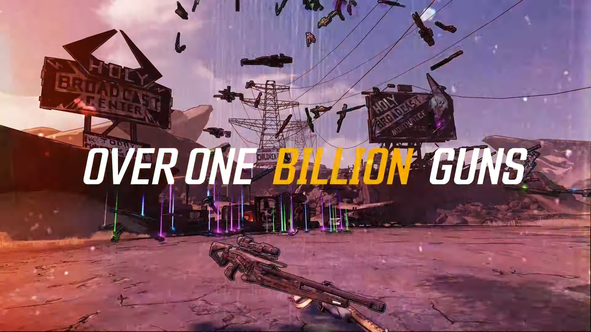 《无主之地3》正式公布 游戏中枪支将超过10亿