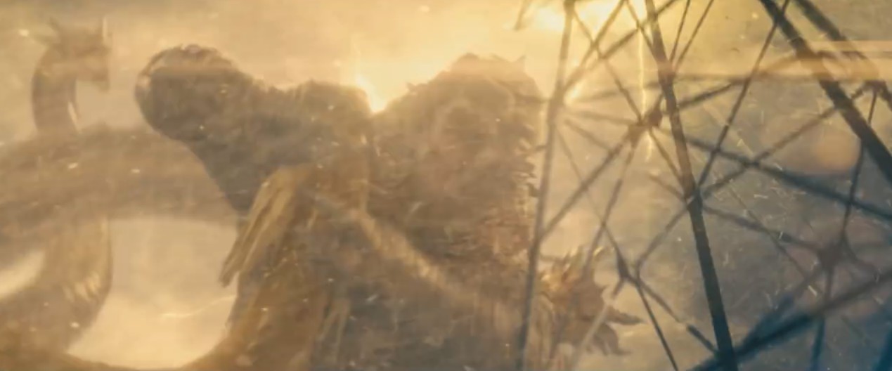 《哥斯拉2：怪兽之王》新预告 萌胖与三头怪互锤燃到爆