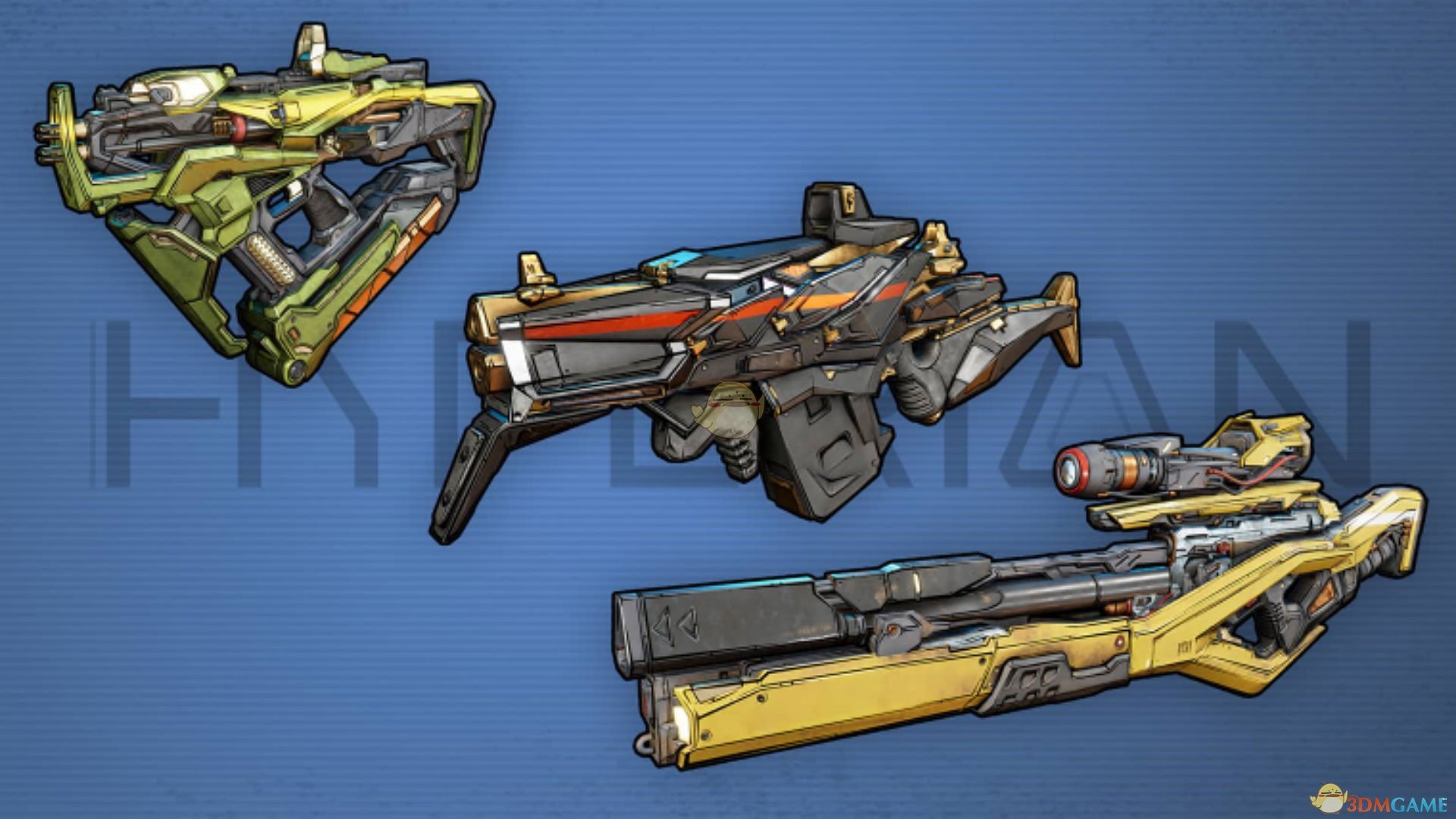 《无主之地3》各大厂商武器模型新图一览