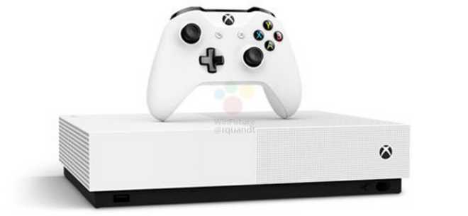 微软“全数字版”Xbox One S配置细节售价泄露