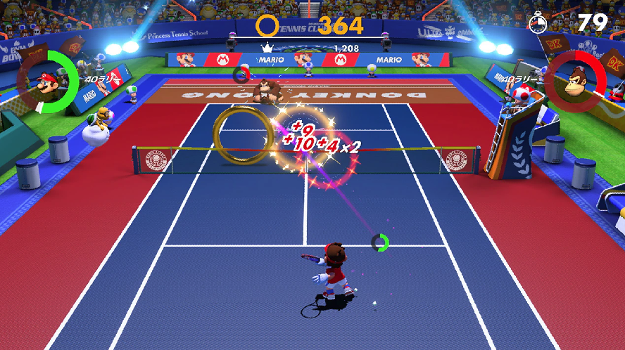 《马力欧网球Aces》更新至3.0版本 齐新兴趣支场动画