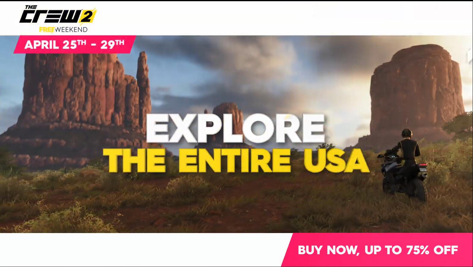 《飙酷车神2》开启免费游玩周末 与好友踏遍美国大陆