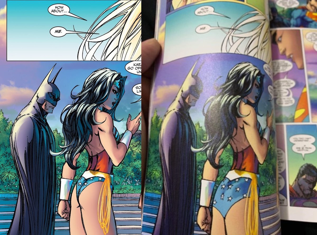DC漫画遭审查性感画面被和谐 看不到女性曲线粉丝失望