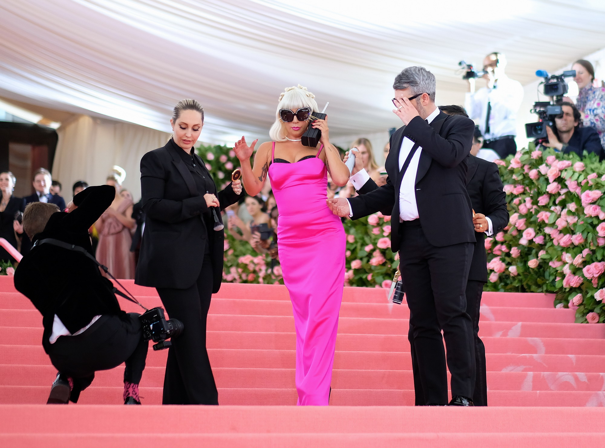 纽约时尚庆典Lady Gaga太性感 黑人小哥表情亮了