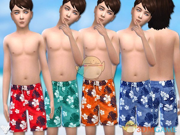 《模拟人生4》男孩泳裤MOD