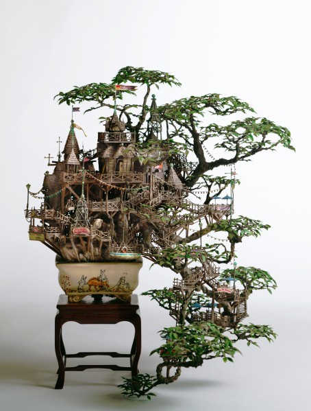 一盆一世界！日本盆栽匠人艺术家展示新作品深邃美妙之极