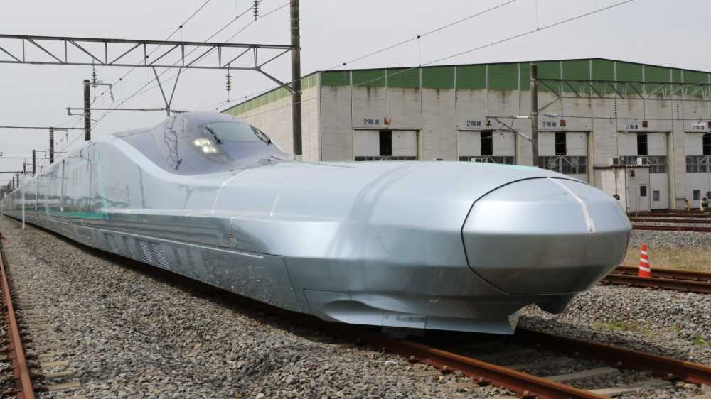 世界最快子弹头列车在东京测试，速度360每小时公里