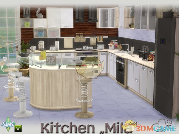 《模拟人生4》简洁厨房用具MOD