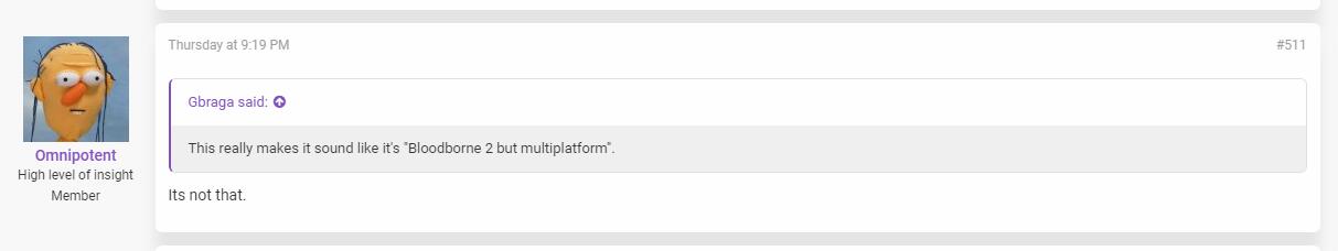 爆料称FromSoftware或将正在E3公布新做 但真正在没有是《血源2》