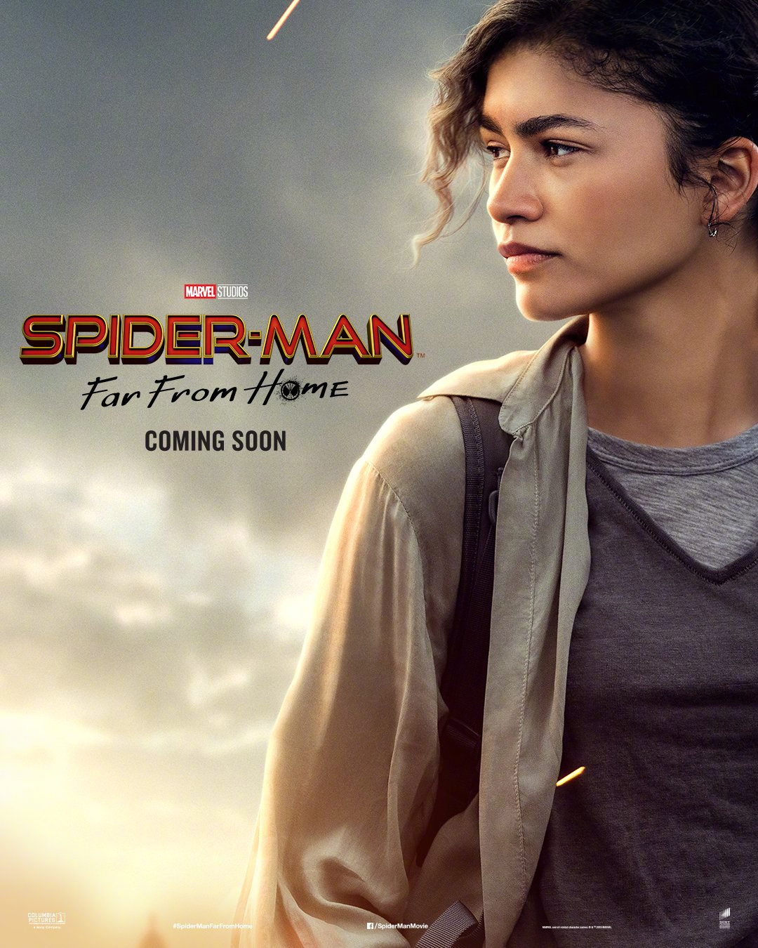 《蜘蛛侠：英雄远征》首张正式海报公布 小蜘蛛眉头紧锁