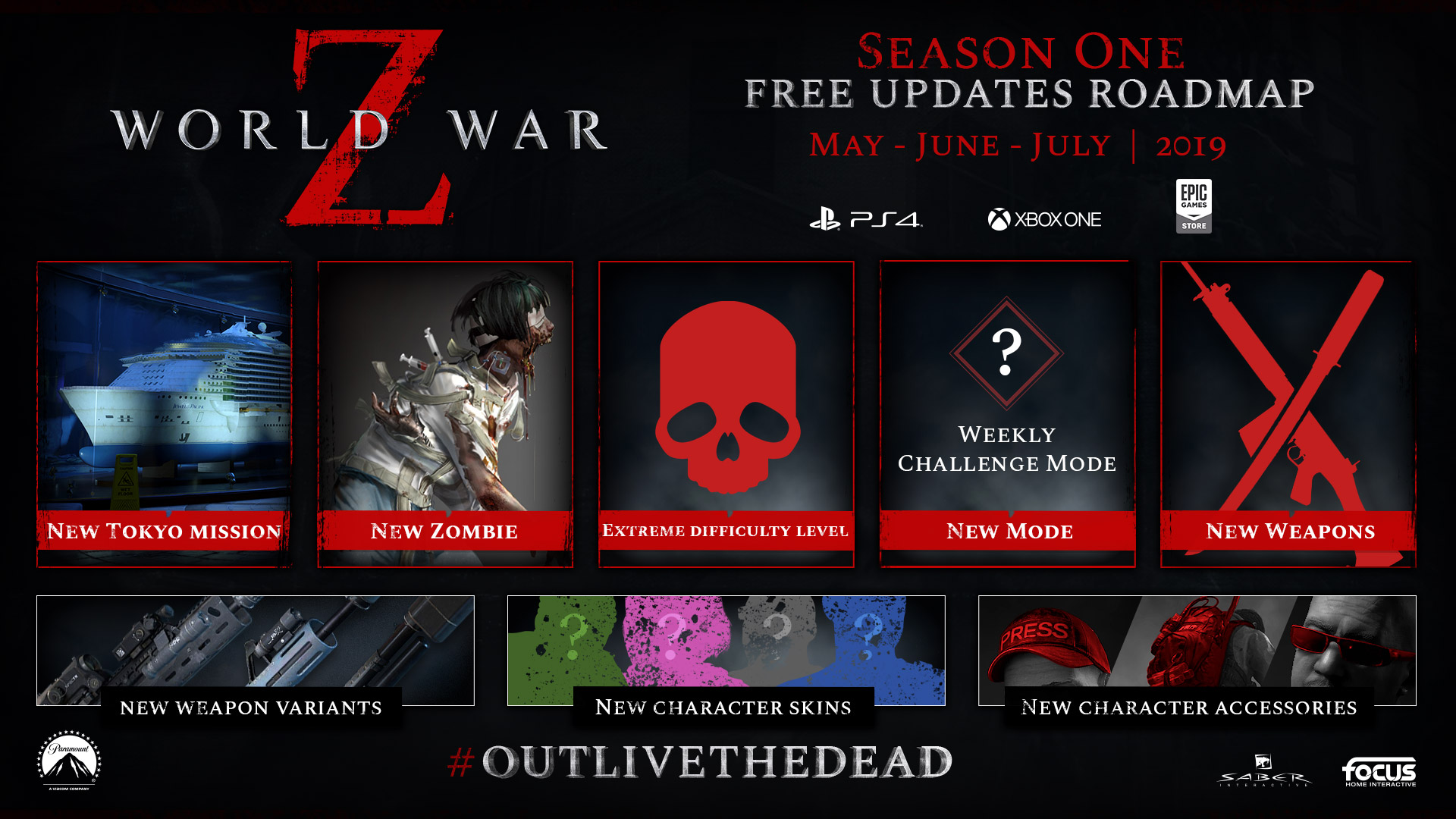 《僵尸世界大战》免费DLC即将推出 未来还会加入新模式