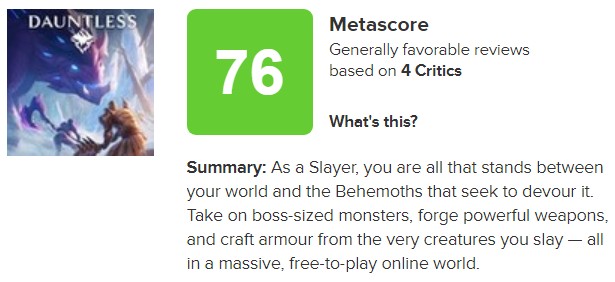 《无畏》IGN 8.5分：虽然不及“怪猎”但是游戏体验不错