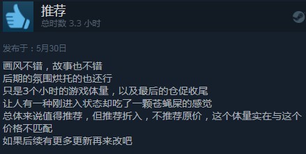 第一人称悬疑冒险游戏《尸灵》 Steam好评高达85%