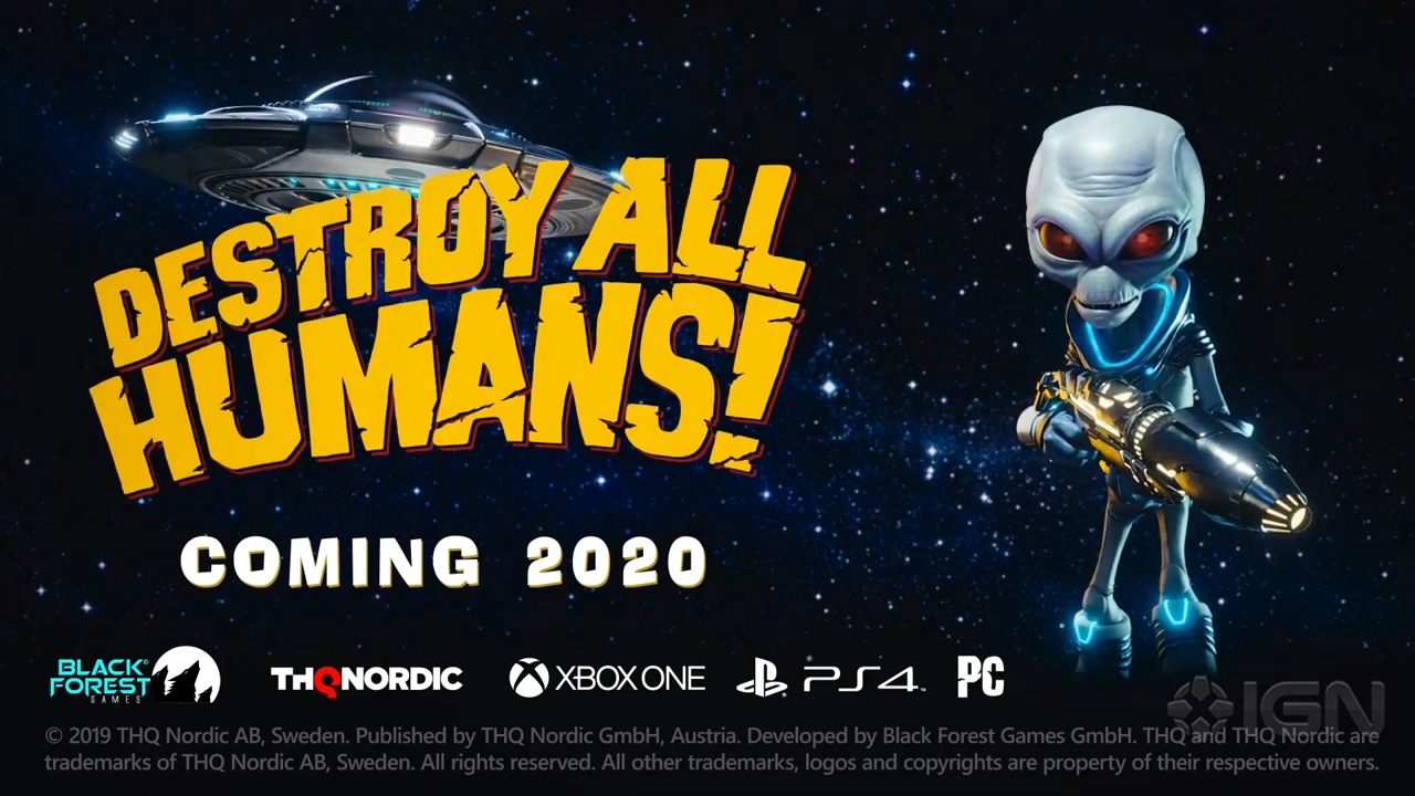 《毁灭全人类：重制版》公布 2020年发售