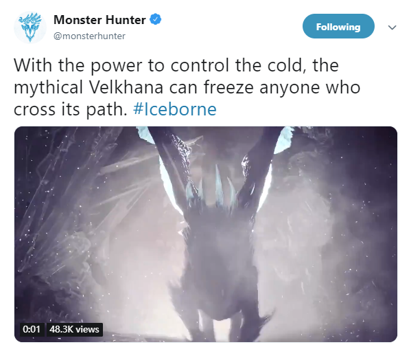封冻一切！ 《怪物猎人世界：冰原》新古龙种冰咒龙