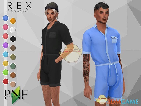 《模拟人生4》男款夏季休闲装MOD